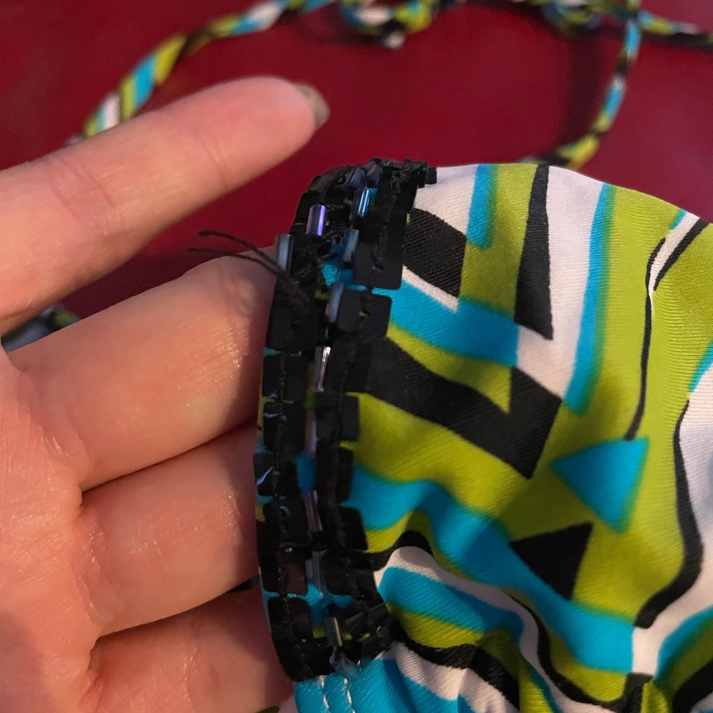 Y2k Patterned Bikini - image 2